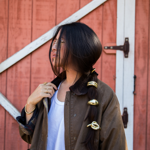 Double Hair Cuff Gold - Jordan Road