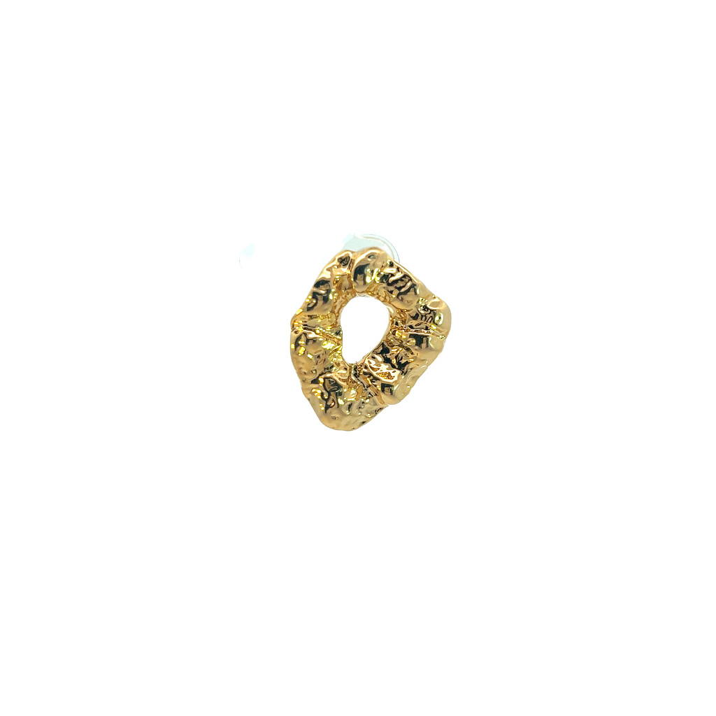 Hammered Circle Earrings
