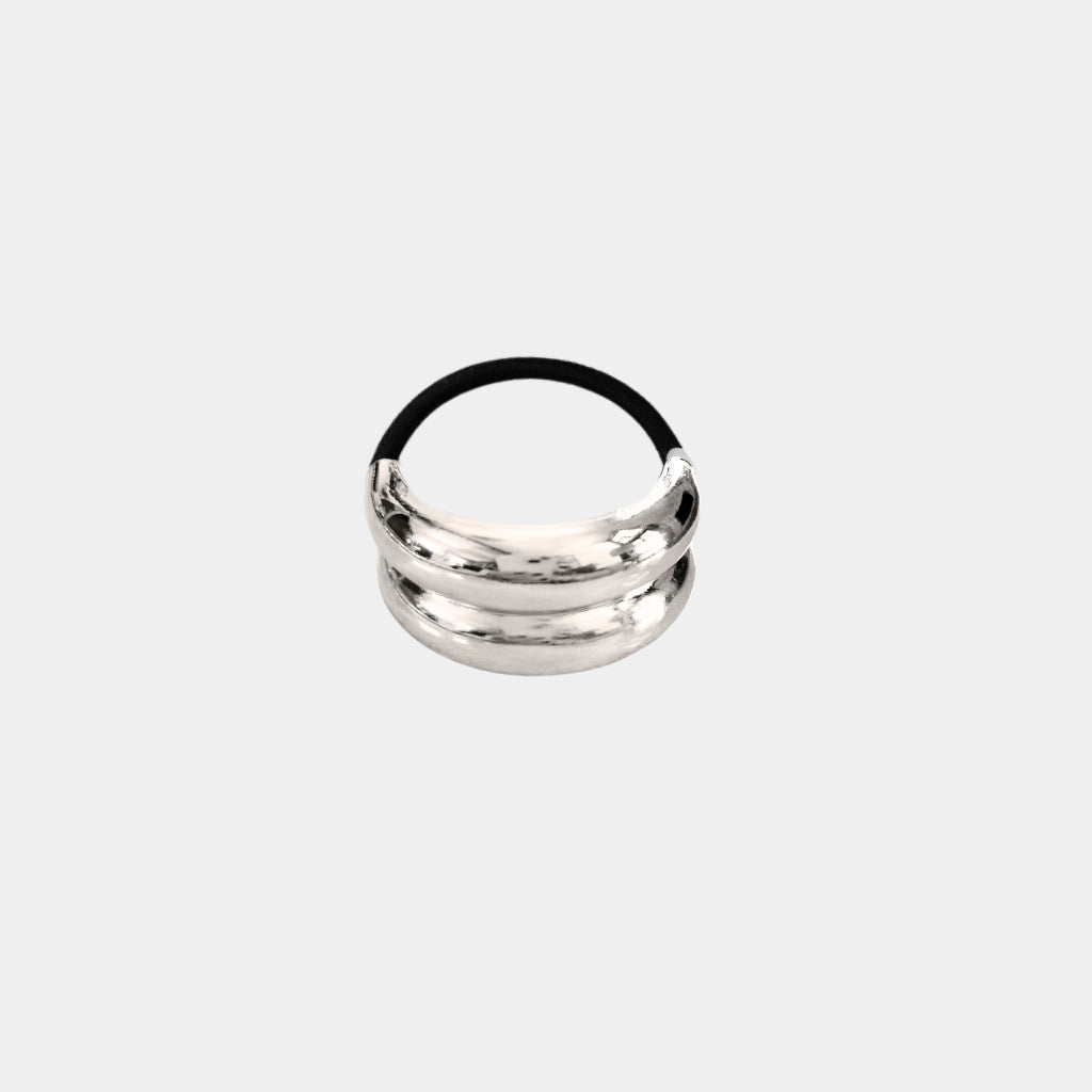 Double Hair Cuff Silver
