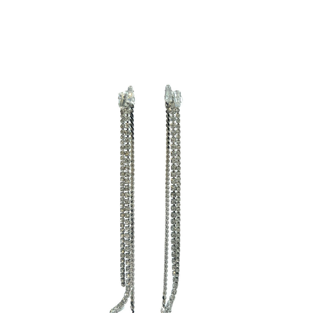 Silver CZ Earrings