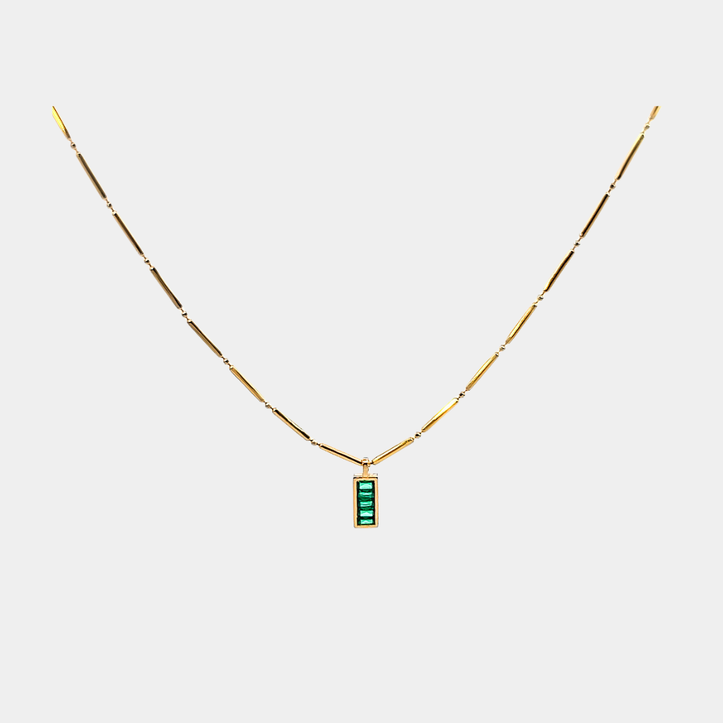 Emerald Bardot Necklace