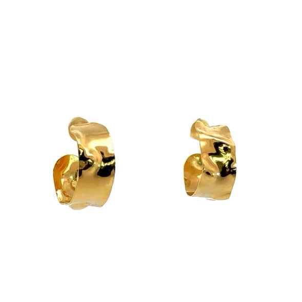 Hammered Hoop Earrings