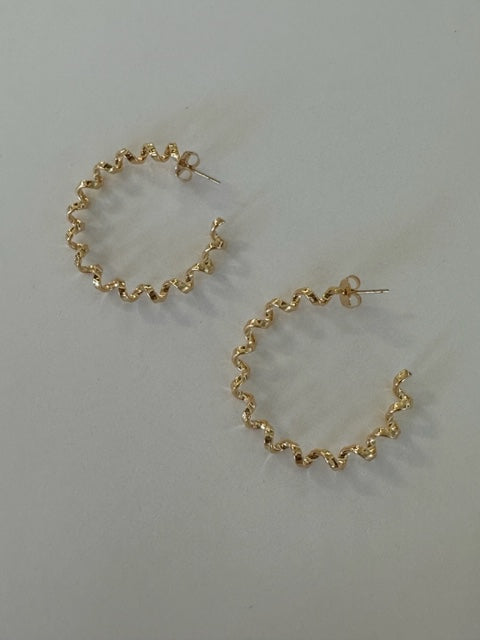 Slinky Gold Hoops