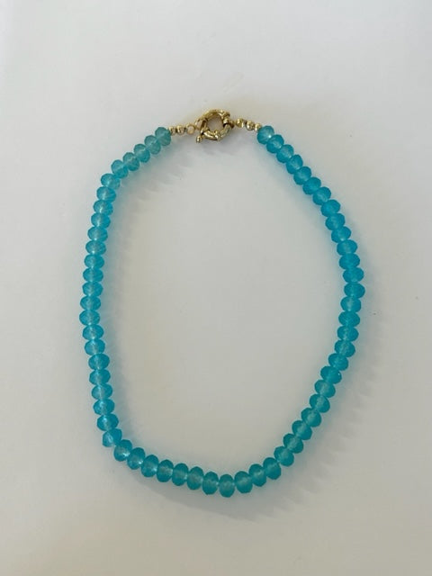 Blue Crystal Necklace