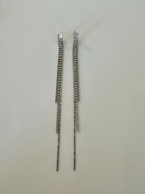 Silver CZ Earrings