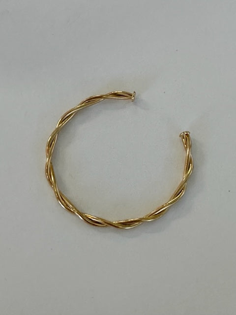 Twisted Gold Cuff