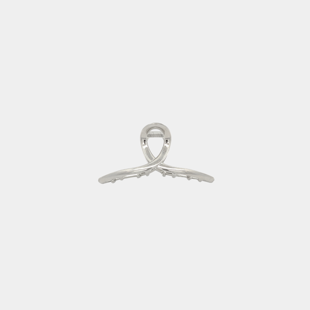 Small Hair Clip Silver