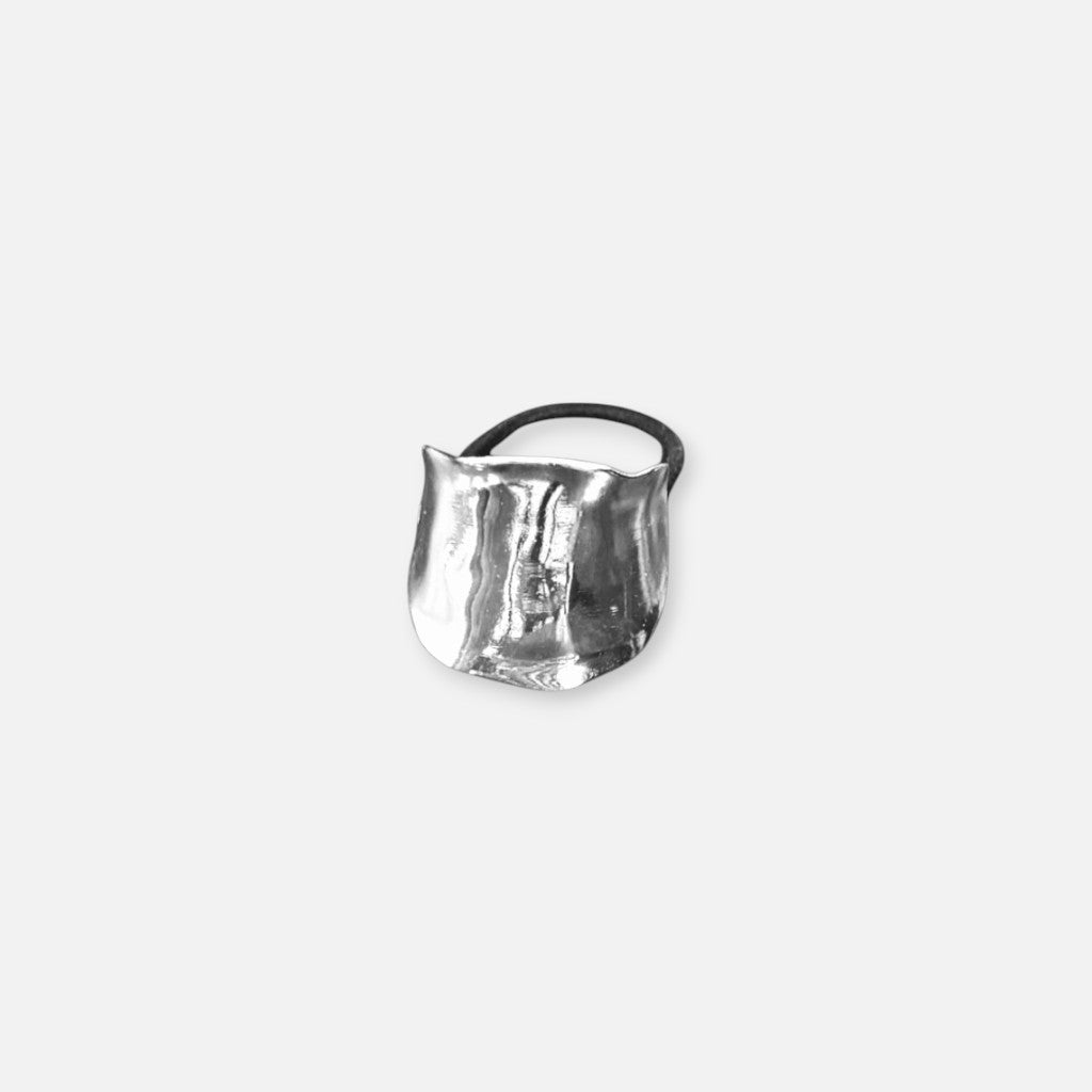 Wave Hair Cuff Silver