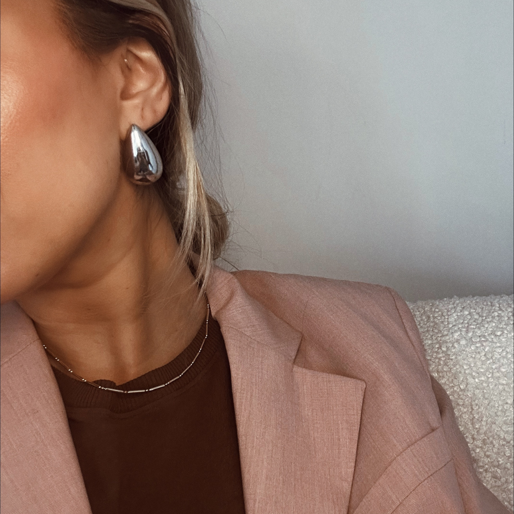 The Drop Earrings Silver
